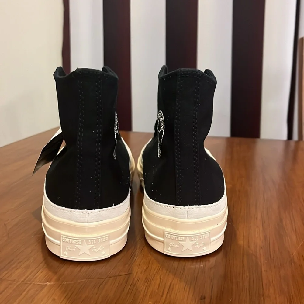 Converse Chuck 70 High All Star Shoes Sneakers black egret new Mens Size 10 - Picture 9 of 14
